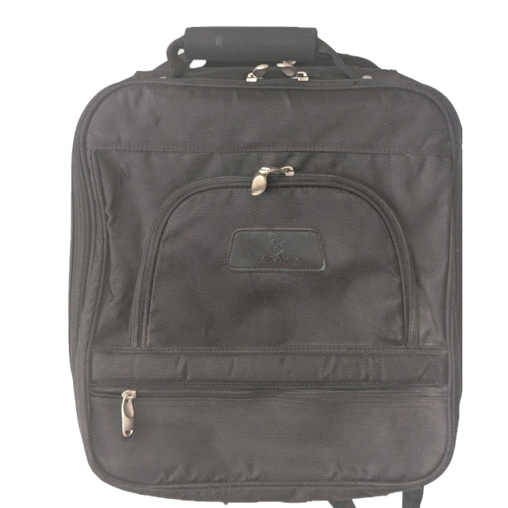 Gateway‎ Black Laptop Backpack Computer Travel Bag Padded School Work 17"